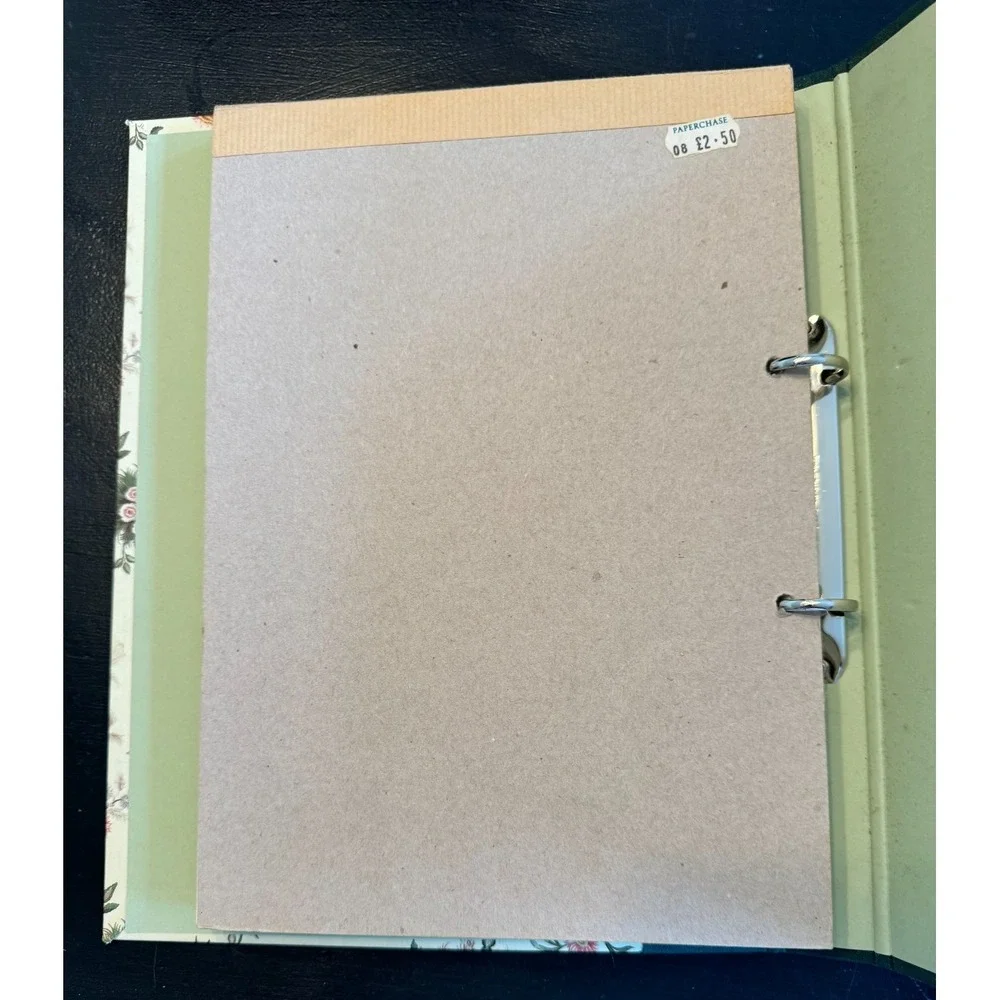 Vintage 90s Paperchase London 2 Ring Binder Journal Notebook Floral ChintzUnused